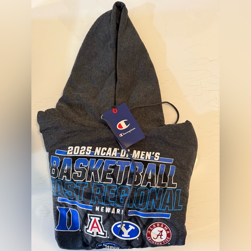 Champion Hoodie Sweatshirt 2025 Sweet 16 East Regional Duke Alabama BYU Arizona